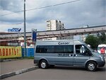 Бесплатный автобус Genser в пункт аренды автомобилей АрендаАвто-срв на ул.Добролюбова