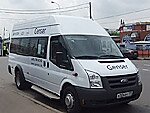 Бесплатный автобус Genser в пункт аренды автомобилей АрендаАвто-срв на Новорязанском шоссе